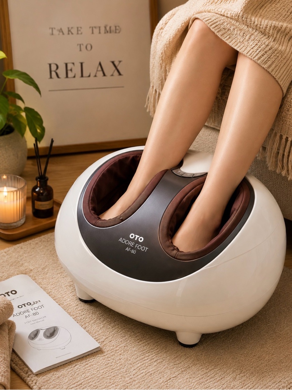 ✨Host pick✨ OTO AdoreFoot AF-80 Shiatsu Foot Massager Relaxation Rarely Used